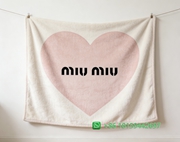 Miumiu Throw Blankets